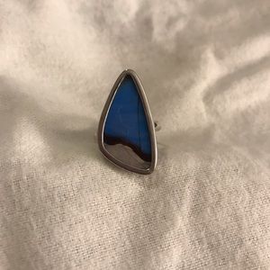 Sterling Silver Butterfly Wing Ring